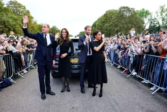 Harry, Meghan, Kate, William