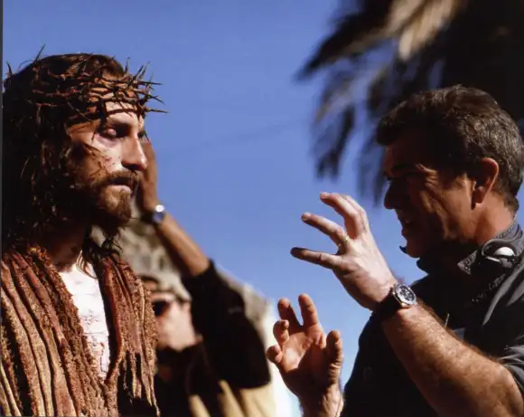 Jim Caviezel and Mel Gibson in 'The Passion of the Christ'