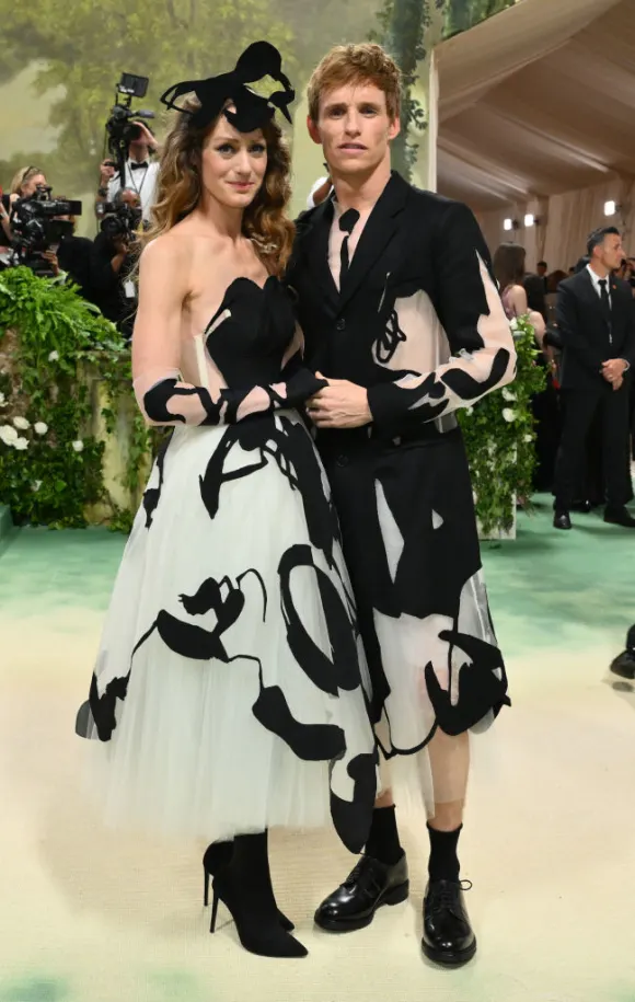 Eddie Redmayne and Hannah Bagshawe