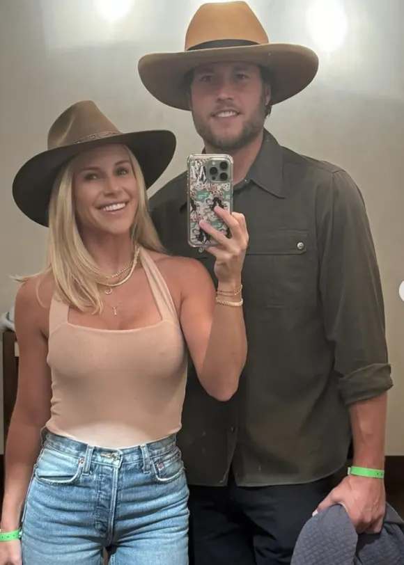 Kelly Stafford and Matthew Stafford