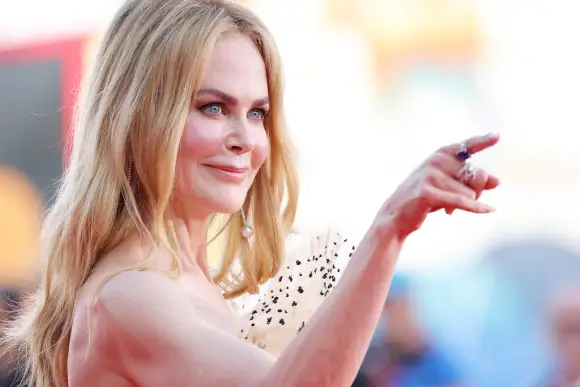 VENICE, ITALY - AUGUST 30: Nicole Kidman attends a red carpet for Babygirl during the 81st Venice International Film Fes