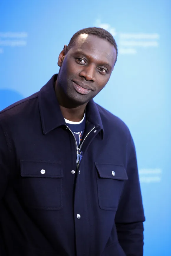 Omar Sy poses at the 'Police' ('Night Shift') photo call during the 70th Berlinale International Film Festival Berlin, February 28, 2020.