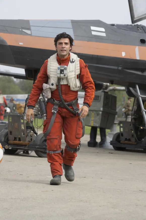 Oscar Isaac in 'Star Wars: The Force Awakens'