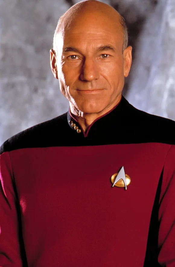 Patrick Stewart dans 'Star Trek: The Next Generation' (La nouvelle génération)