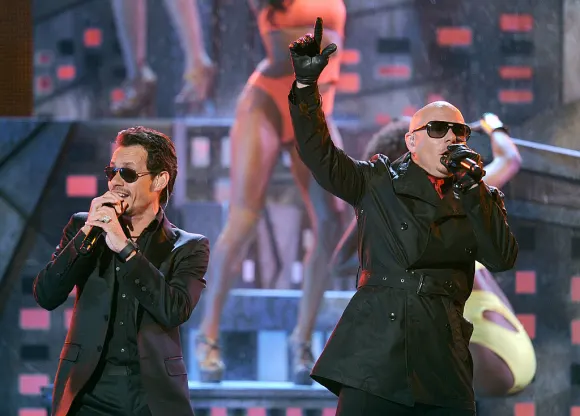Marc Anthony and Pitbull