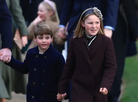 Le Prince Louis et Mia Tindall