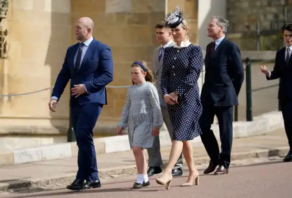 Mike Tindall, Mia Tindall et Zara Tindall