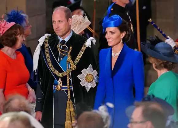 Prince William and Duchess Kate at Charles' coronation in Scotland