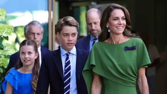 Princess Charlotte, Prince George, Prince William, Princess Kate, Wimbledon, family