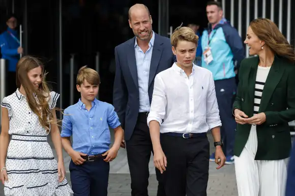 Princess Kate, Prince William, and the children