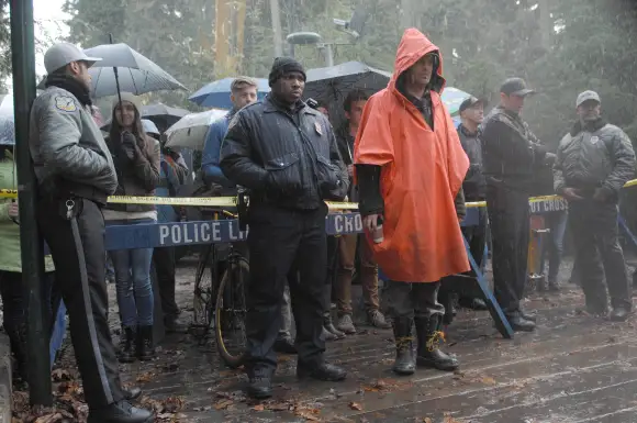 Rainn Wilson and Page Kennedy in 'Backstrom'.