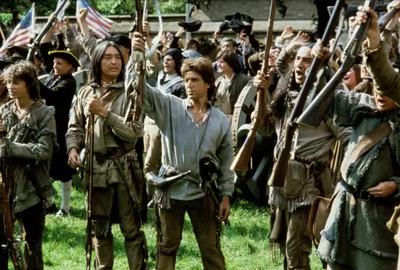 Graham Greene and Al Pacino in 'Revolution'