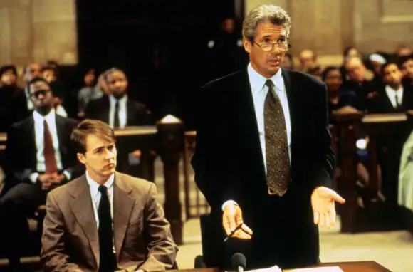 Edward Norton and Richard Gere in 'Primal Fear'