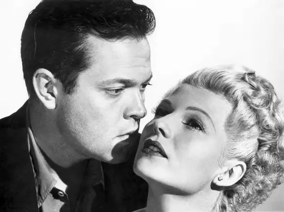 Rita Hayworth and Orson Welles