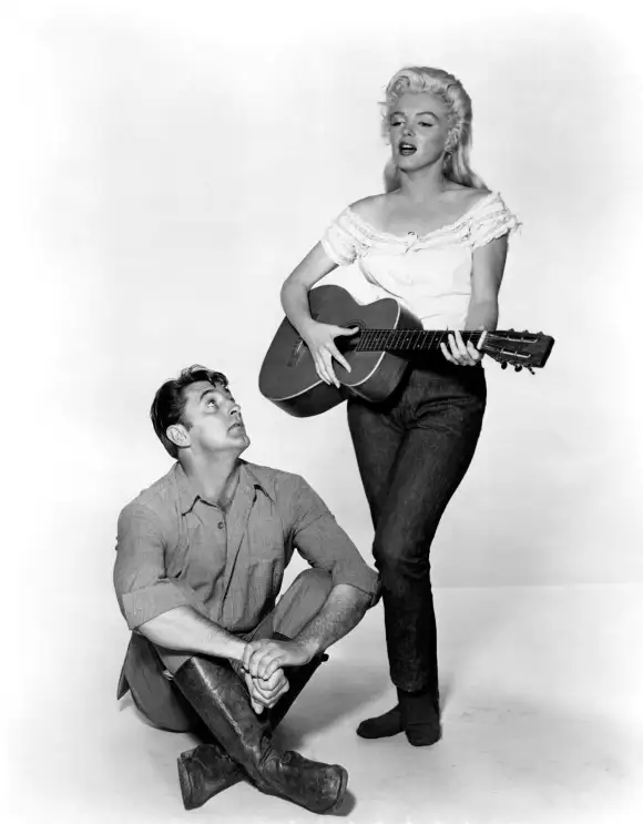 Robert Mitchum, Marilyn Monroe in 'River of No Return'