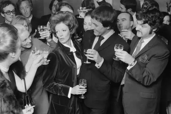 Maggie Smith and Robert Stephens