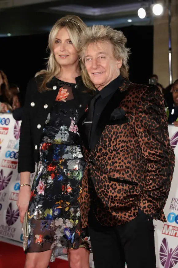 Rod Stewart and Penny Lancaster