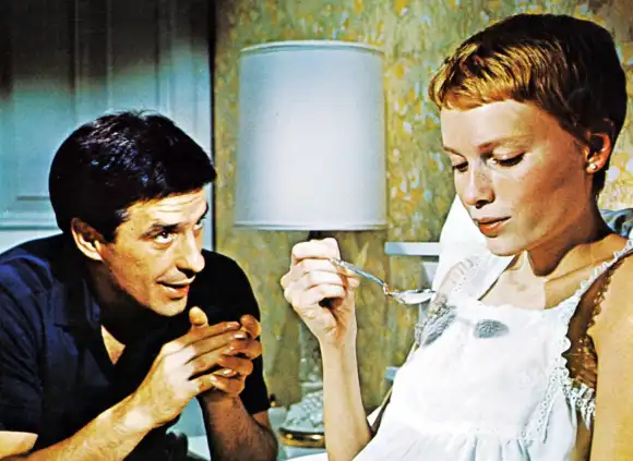 John Cassavetes and Mia Farrow Rosemary s Baby 1968 PUBLICATIONxINxGERxSUIxAUTxONLY Copyright xHAx