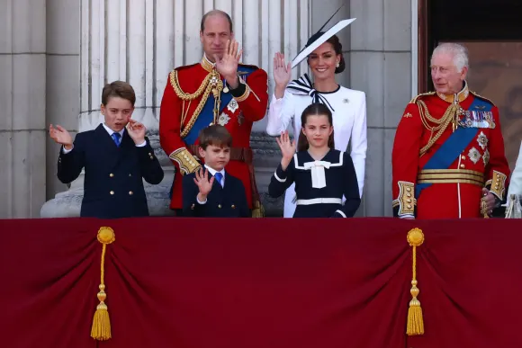 Prince George, Princess Charlotte and Prince Louis