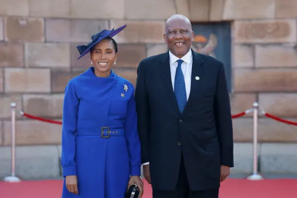 King Letsie III of Lesotho and Queen Masenate of Lesotho