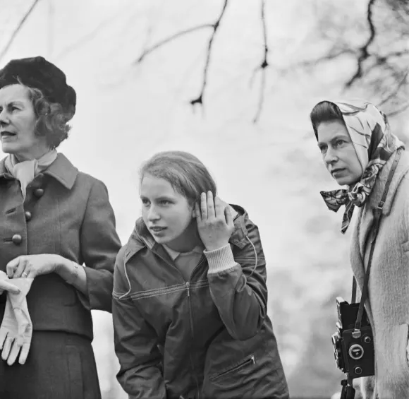 Princess Anne and Queen Elizabeth II