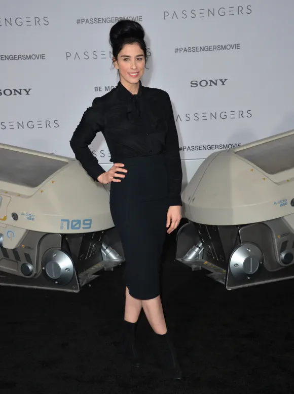 LOS ANGELES, CA - DECEMBER 14, 2016: Actress Sarah Silverman at the world premiere of Passengers a