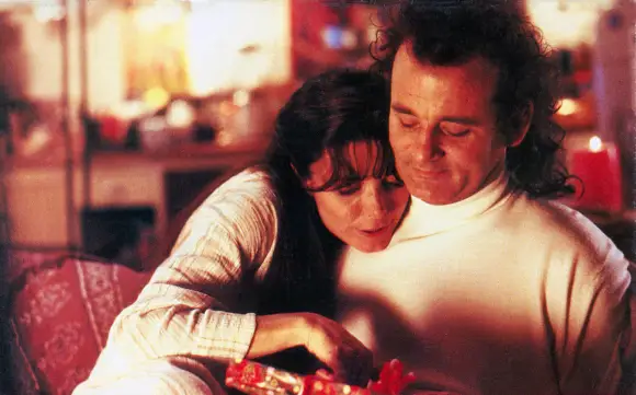 Karen Allen et Bill Murray dans "Scrooged".