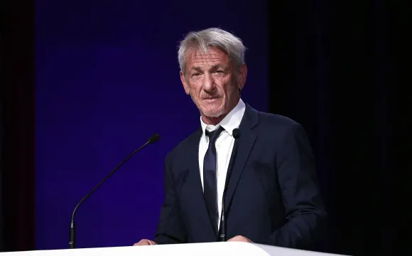 Cérémonie d'hommage à Sean Penn lors de la deuxième journée du 21ème Festival international du film de Marrakech