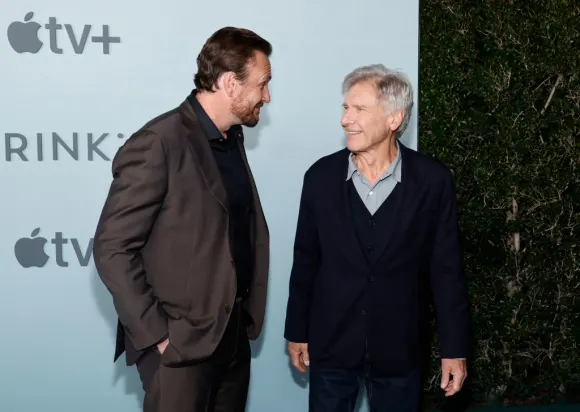 Jason Segel and Harrison Ford