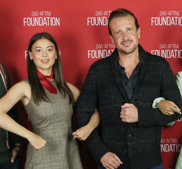 Lukita Maxwell and Jason Segel