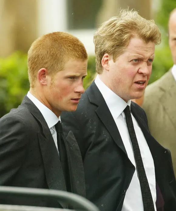 Prince Harry and Charles Spencer