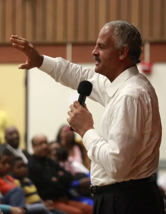 Jan 17 2011 Seaside CA U S Stedman Graham keynote speaker addresses a full house at the Ol