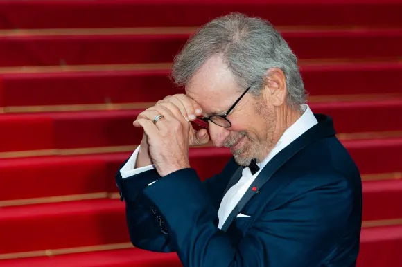 Files - 66th Cannes Film Festival Steven Spielberg arriving for the Inside Llewyn Davis screening held at the Palais Des