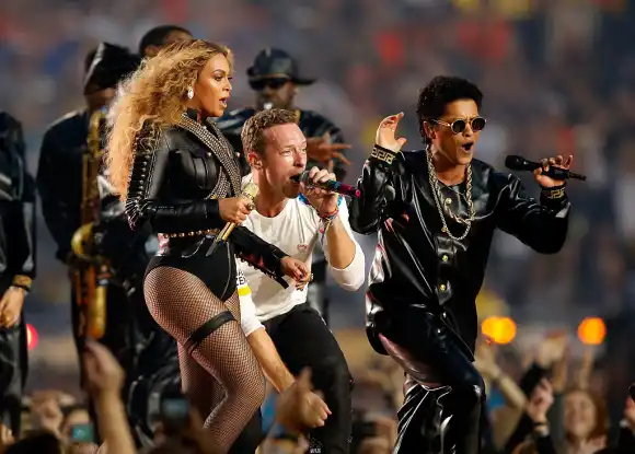 Beyoncé, Coldplay and Bruno Mars