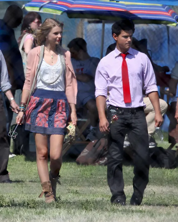 Taylor Swift and Taylor Lautner