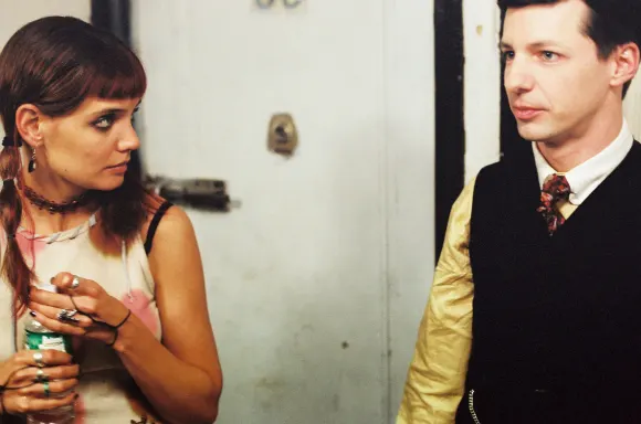 Katie Holmes and Sean Hayes in 'Pieces of April'