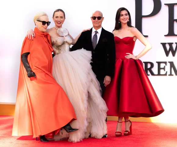 Meryl Streep, Emily Blunt, Stanley Tucci and Anne Hathaway
