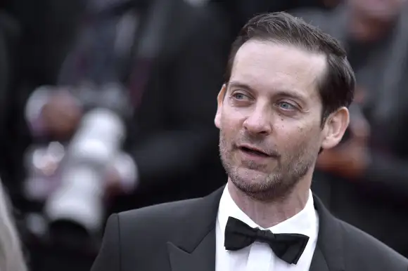 American actor Tobey Maguire at Cannes Film Festival 2023. Red Carpet Killers Of The Flower Moon. Cannes (France), May 2