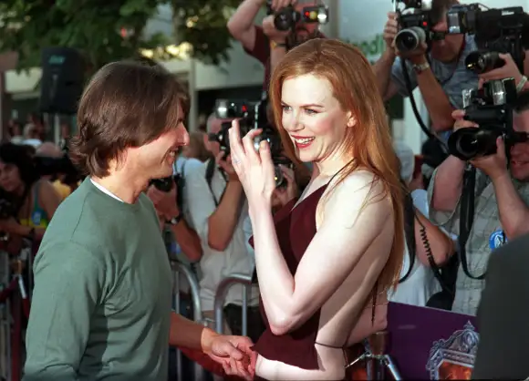 Nicole Kidman y Tom Cruise en 1999
