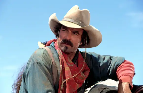 Tom Selleck in the movie 'Quigley Down Under'