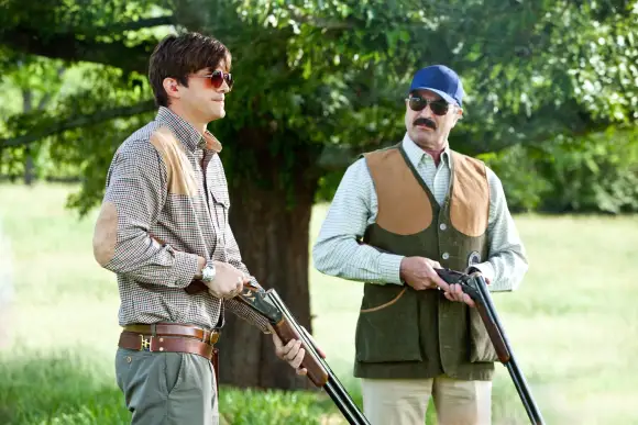 Tom Selleck and Ashton Kutcher