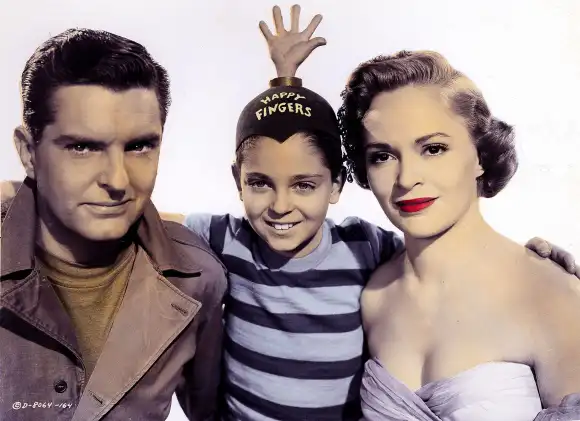 Peter Hayes, Tommy Rettig, Mary Healey dans "Les 5 000 doigts du Dr.