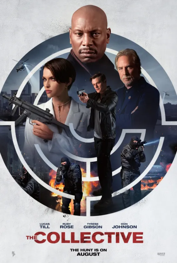 RECORD DATE NOT STATED THE COLLECTIVE, US poster, from left: Ruby Rose, Tyrese Gibson, Lucas Till, Don Johnson, 2023. Qu