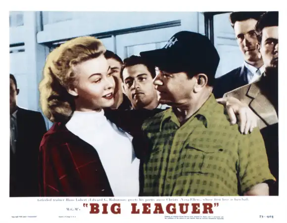 Vera-Ellen, Edward G. Robinson in 'Big Leaguer'