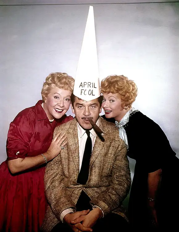 Vivian Vance, Ernie Kovacs, Lucille Ball, in 'The Lucy-Desi Comedy Hour'