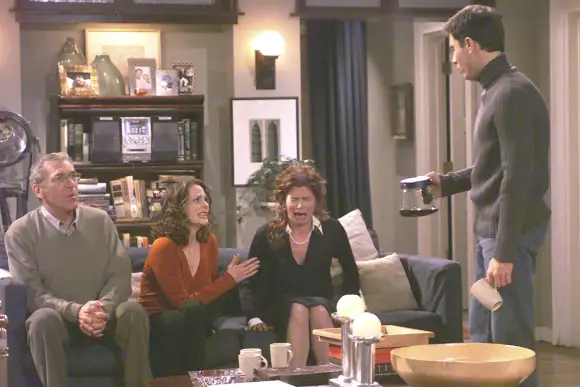 Eric McCormack and Debra Messing in 'Will & Grace'.