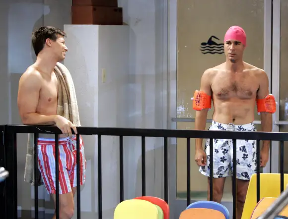 Sean Hayes and Eric McCormack in 'Will & Grace'.