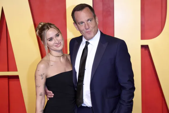 Will Arnett et son amie Alessandra Brawn à la soirée des Oscars 2024 de Vanity Fair, en marge de la 96e cérémonie des Oscars. Oscar-Verleihung im Wa