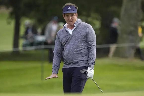 PGA, Golf Herren AT&amp;T Pebble Beach Pro-Am - Premier tour 2 février 2023 ; Pebble Beach, Californie, USA ; Will Arnett rea