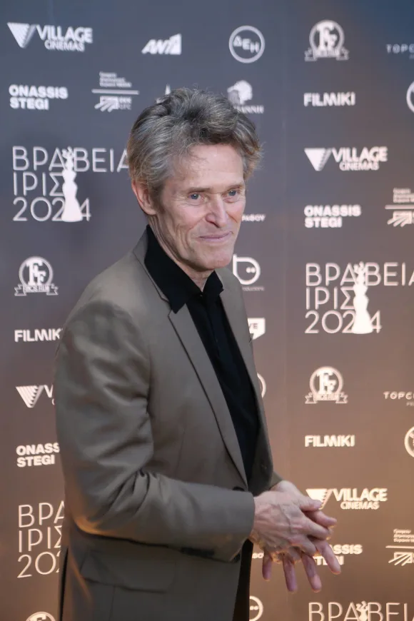 June 27, 2024: Willem Dafoe attends at IRIS awards at Onassis culture center. Willem Dafoe win the Best Actor award for